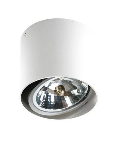 Alix přisazené bodové svítidlo 1x GX53 50W bez zdroje 13,2cm kulaté IP20, bílé