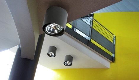 Alix přisazené bodové svítidlo 1x GX53 50W bez zdroje 13,2cm kulaté IP20, černé 3