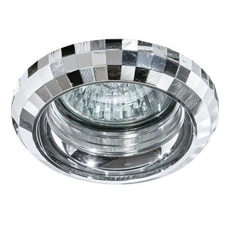 Cloe podhledové svítidlo 1xGU10 50W bez zdroje 8cm kulaté IP20, chrom/křišťál 1