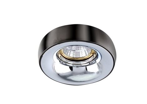 Adamo Ring dekorační kroužek 9,7cm kulaté, černý chrom 5
