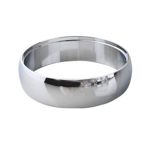 Adamo Ring dekorační kroužek  9,7cm kulaté, chromové 1