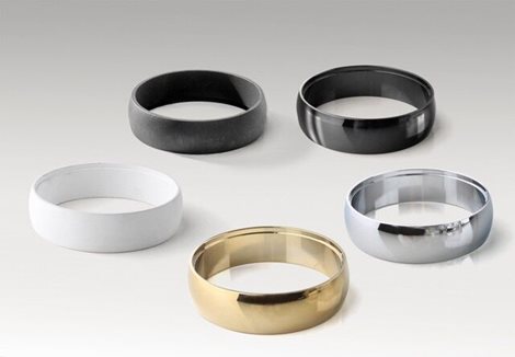 Adamo Ring dekorační kroužek  9,7cm kulaté, zlaté 2
