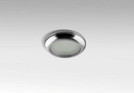 Biagio koupelnové stropní svítidlo 1x GU10 50W bez zdroje 8,8cm kulaté IP44, chromové  2