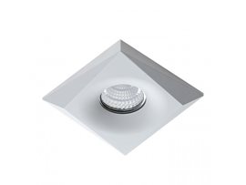 Lorenzo podhledové svítidlo 1x GU10 50W bez zdroje 9,7cm hranaté IP20, bílé