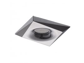 Lorenzo podhledové svítidlo 1x GU10 50W bez zdroje 9,7cm hranaté IP20, chromové