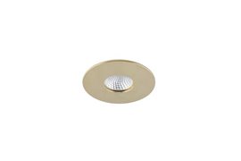 Cleto zápustné svítidlo 1x GU10 50W bez zdroje 9,8cm kulaté IP20, zlaté