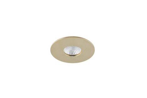 Cleto zápustné svítidlo 1x GU10 50W bez zdroje 9,8cm kulaté IP20, zlaté 1