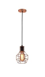 Carron 1 závěsné svítidlo 1x E27 60W bez zdroje 13cm IP20, měděné