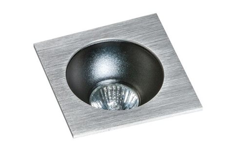Hugo 1 podhledové svítidlo 1x GU10 50W bez zdroje 11,5cm hranaté IP20, hliníkové  5