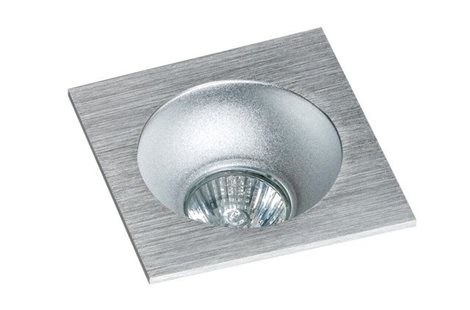 Hugo 1 podhledové svítidlo 1x GU10 50W bez zdroje 11,5cm hranaté IP20, hliníkové  3