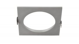 Hugo 1 podhledové svítidlo 1x GU10 50W bez zdroje 11,5cm hranaté IP20, hliníkové 