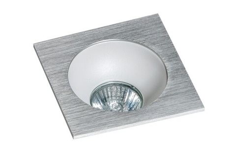 Hugo 1 podhledové svítidlo 1x GU10 50W bez zdroje 11,5cm hranaté IP20, hliníkové  2