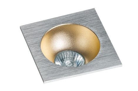 Hugo 1 podhledové svítidlo 1x GU10 50W bez zdroje 11,5cm hranaté IP20, hliníkové  7