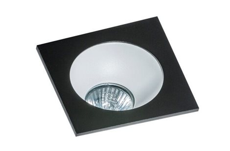 Hugo 1 podhledové svítidlo 1x GU10 50W bez zdroje 11,5cm hranaté IP20, černé 3