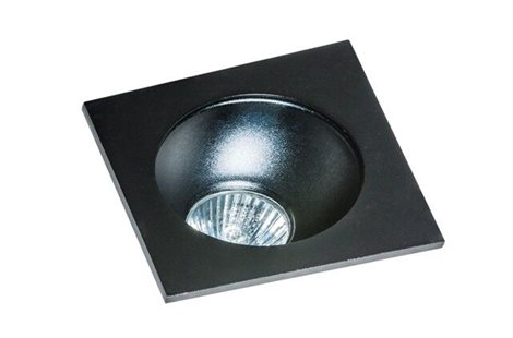 Hugo 1 podhledové svítidlo 1x GU10 50W bez zdroje 11,5cm hranaté IP20, černé 2