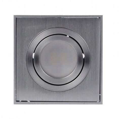 Mini Eloy stropní přisazené svítidlo 1x GU10 50W bez zdroje 8cm hranaté IP20, hliníkové 4