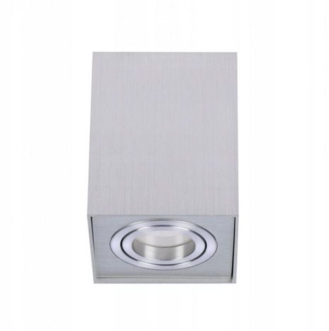 Mini Eloy stropní přisazené svítidlo 1x GU10 50W bez zdroje 8cm hranaté IP20, hliníkové 1