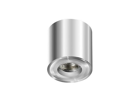 Mini Bross stropní přisazané svítidlo 1x GU10 50W bez zdroje 8cm kulaté IP20, chromové 1