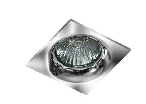 Ivo Square podhledové svítidlo 1x GU10 50W bez zdroje 7,7cm hranaté IP20, chromové 1