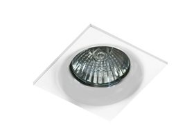 Ivo Square podhledové svítidlo 1x GU10 50W bez zdroje 7,7cm hranaté IP20, bílé