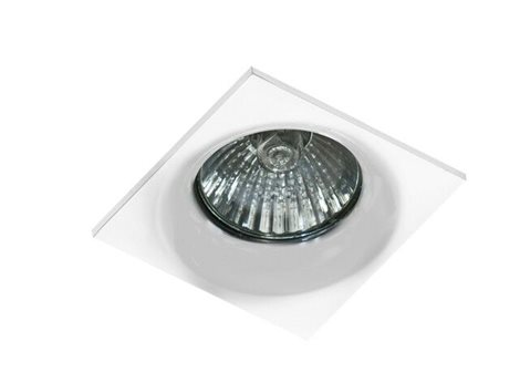 Ivo Square podhledové svítidlo 1x GU10 50W bez zdroje 7,7cm hranaté IP20, bílé 1