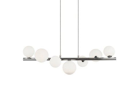 Sybilla 7 závěsné svítidlo 7x G9 6W bez zdroje 82cm IP20, chromové 1