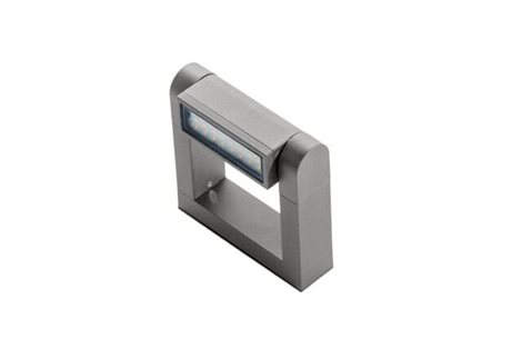 Frame venkovní nástěnné svítidlo LED 8W 800lm 3000K 18cm IP65, světle šedé 1