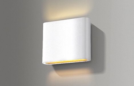 Cremona S venkovní nástěnné svítidlo LED 6W 340lm 3000K 11,5cm IP54, bílé 3