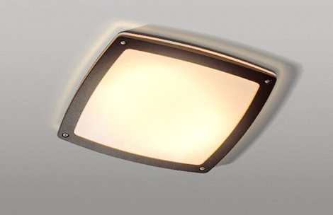 Fano venkovní přisazené svítidlo LED 9W 750lm 3000K 22cm hranaté IP54, tmavě šedé 3