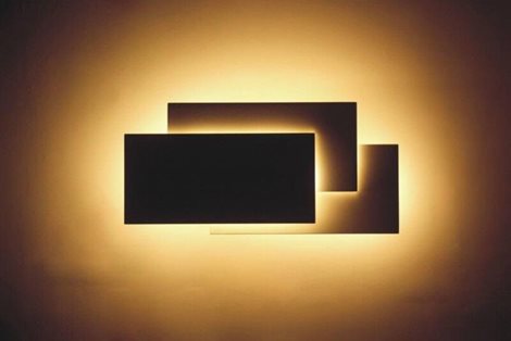 Clover square nástěnné svítidlo LED 12W 840lm 3000K 26cm IP20, černé 6