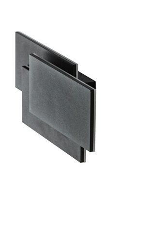 Clover square nástěnné svítidlo LED 12W 840lm 3000K 26cm IP20, černé 5