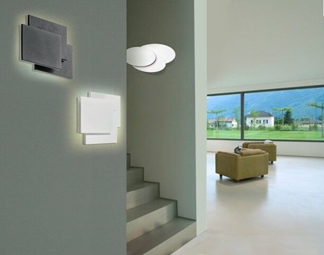 Clover square nástěnné svítidlo LED 12W 840lm 3000K 26cm IP20, černé 7