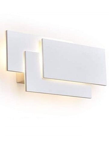 Clover square nástěnné svítidlo LED 12W 840lm 3000K 26cm IP20, bílé 1