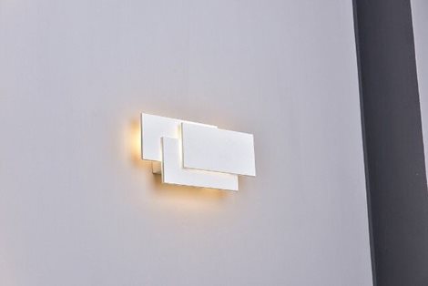 Clover square nástěnné svítidlo LED 12W 840lm 3000K 26cm IP20, bílé 6