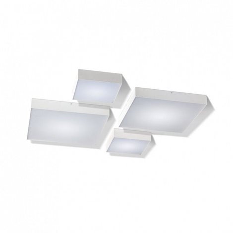 Monza Square 40 přisazené svítidlo LED 50W 4400lm 4000K 40cm hranaté IP20, bílé 2