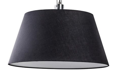 Alicante závěsné svítidlo 1x E27 60W bez zdroje 50cm IP20, černé 2