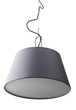 Alicante závěsné svítidlo 1x E27 60W bez zdroje 50cm IP20, šedé 1