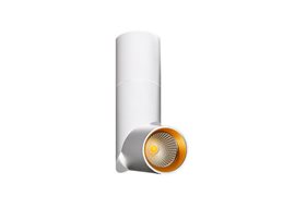 Santos stropní bodové svítidlo LED 14W 1135lm 3000K 5cm kulaté IP20, bílá/zlatá