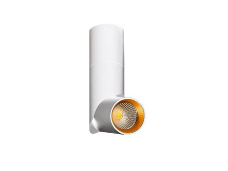 Santos stropní bodové svítidlo LED 14W 1135lm 3000K 5cm kulaté IP20, bílá/zlatá 1