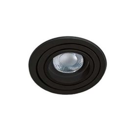 Caro R podhledové svítidlo 1x GU10 50W bez zdroje 9,5cm kulaté IP20, černé