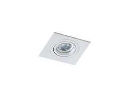 Caro Square podhledové svítidlo 1x GU10 50W bez zdroje 9,3cm hranaté IP20, bílé