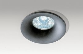 Adamo Midst zápustné svítidlo 1x GU10 50W bez zdroje 9cm kulaté IP20, matně černé