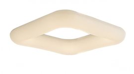 Donut přisazené svítidlo LED 84W 7140lm 2700-6000K 60cm hranaté IP20, bílé + ovladač