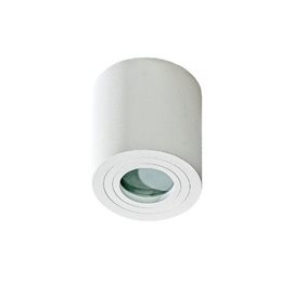 Brant koupelnové přisazené svítidlo 1x GU10 50W bez zdroje 9cm kulaté IP44, bílé