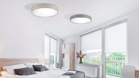 Collodi 48 přisazené svítidlo LED 50W 3390lm 3000-6500K 48cm kulaté IP20, šedé + ovladač 4