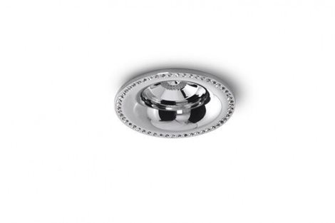 Adamo Midst Diamond podhledové svítidlo 1x GU10 50W bez zdroje 9cm kulaté IP20, lesklý chrom 1