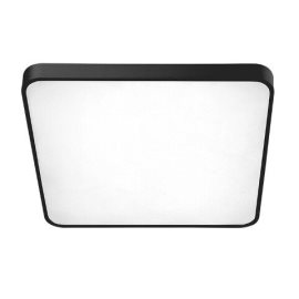 Quadro přisazené svítidlo LED 60W 4610lm 3000-6500K CCT 50cm hranaté IP20, černé + ovladač