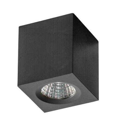 Nano přisazené bodové svítidlo LED 6W 360lm 3200K 5,6cm hranaté IP20, černé 1