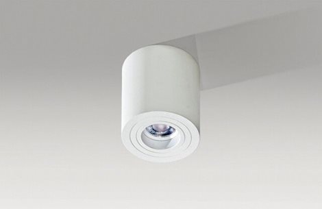 Brant přisazené svítidlo 1x GU10 50W bez zdroje 9cm kulaté IP20, bílé 3