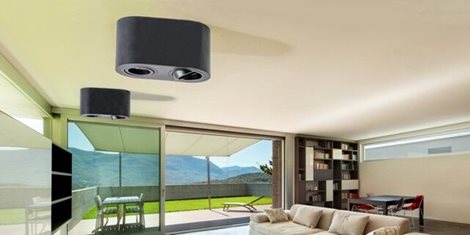 Brant 2 přisazené svítidlo 2x GU10 50W bez zdroje 18,5cm IP20, černé 4
